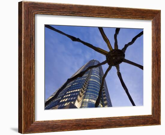 Japan, Honshu, Tokyo, Roppongi Hills, Mori Tower and Maman Spider Sculpture-Gavin Hellier-Framed Photographic Print