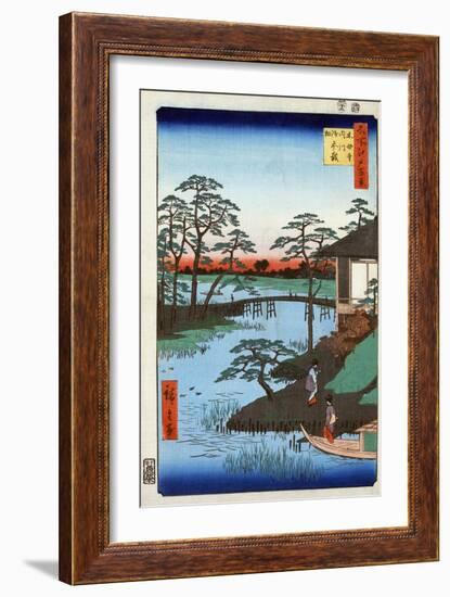 Japan: Inlet, 1857-Ando Hiroshige-Framed Giclee Print