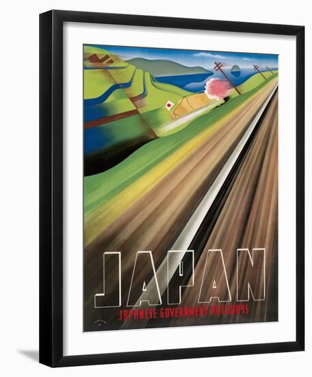 Japan - Japanese Government Railways-null-Framed Giclee Print