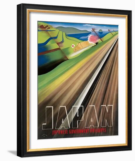 Japan - Japanese Government Railways-null-Framed Giclee Print