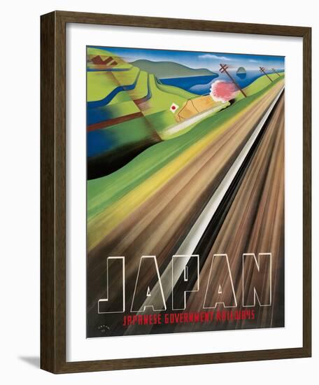 Japan - Japanese Government Railways-null-Framed Giclee Print