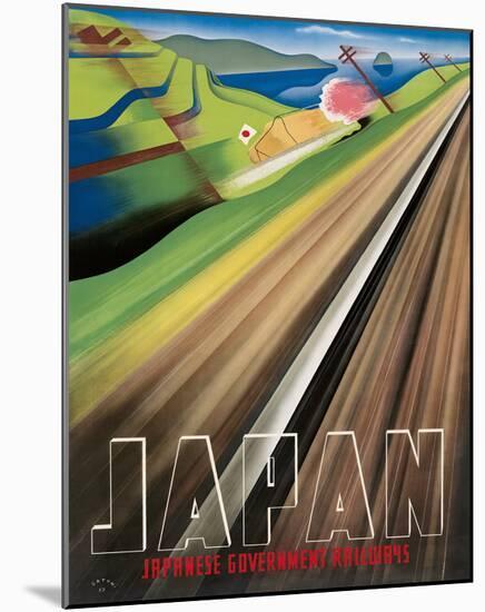 Japan - Japanese Government Railways-null-Mounted Giclee Print