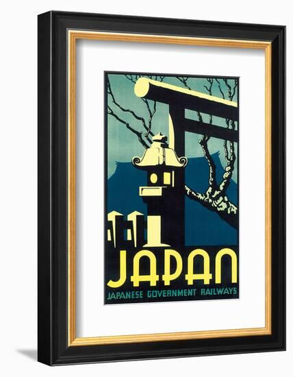 Japan, Japanese Government Railways-null-Framed Art Print