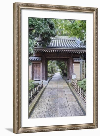 Japan, Kanagawa, Kamakura, Hokokuji Temple Entrance-Rob Tilley-Framed Photographic Print