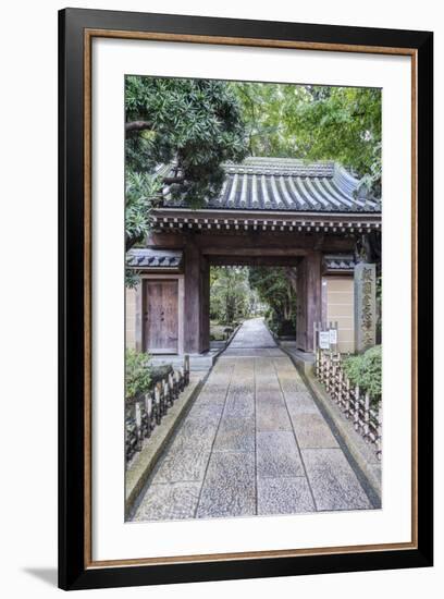 Japan, Kanagawa, Kamakura, Hokokuji Temple Entrance-Rob Tilley-Framed Photographic Print