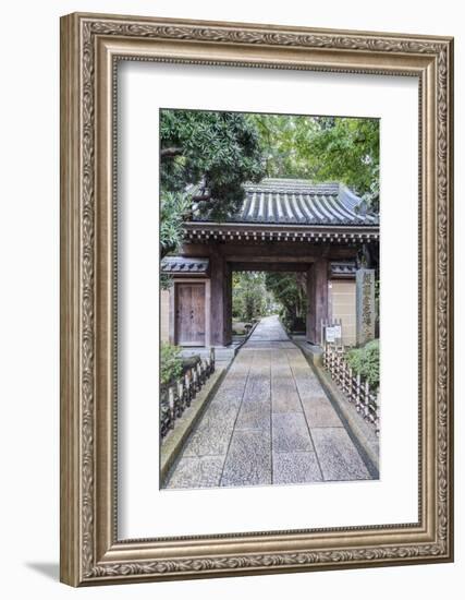 Japan, Kanagawa, Kamakura, Hokokuji Temple Entrance-Rob Tilley-Framed Photographic Print