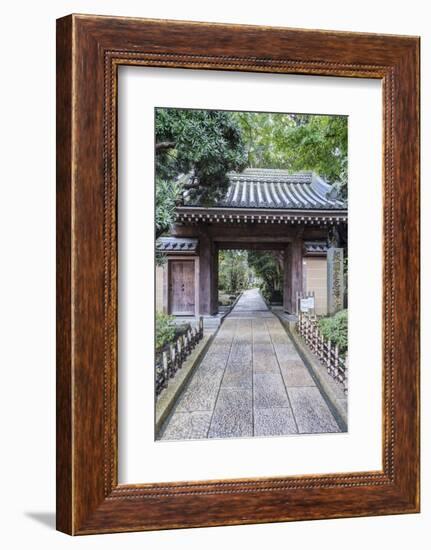 Japan, Kanagawa, Kamakura, Hokokuji Temple Entrance-Rob Tilley-Framed Photographic Print