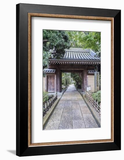 Japan, Kanagawa, Kamakura, Hokokuji Temple Entrance-Rob Tilley-Framed Photographic Print