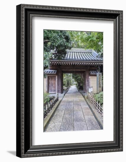 Japan, Kanagawa, Kamakura, Hokokuji Temple Entrance-Rob Tilley-Framed Photographic Print