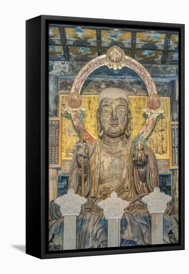 Japan, Kanagawa, Kamakura, Kenchoji Temple Buddha-Rob Tilley-Framed Premier Image Canvas