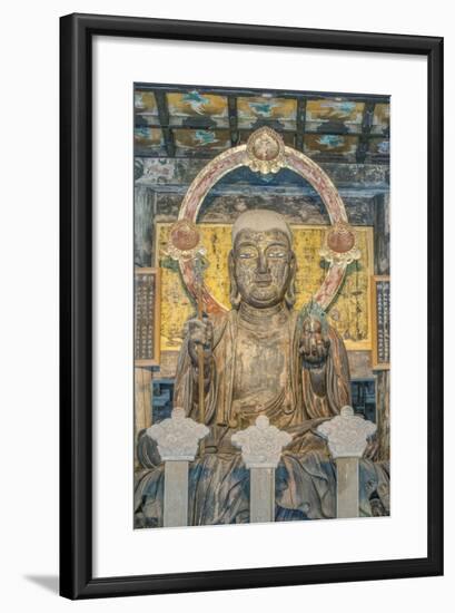 Japan, Kanagawa, Kamakura, Kenchoji Temple Buddha-Rob Tilley-Framed Photographic Print