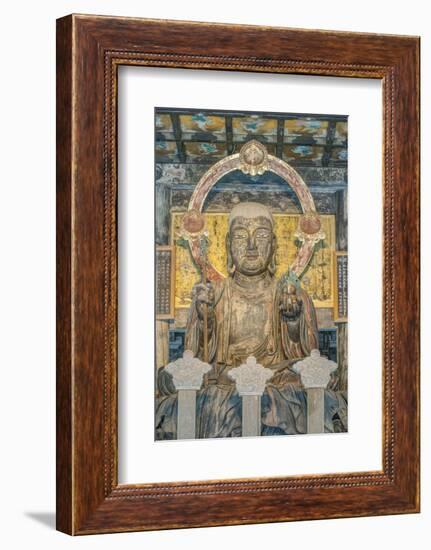 Japan, Kanagawa, Kamakura, Kenchoji Temple Buddha-Rob Tilley-Framed Photographic Print