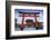 Japan, Kyoto, a Wedding Bride and Groom Pose at Fushimi Inari Shrine-Jane Sweeney-Framed Photographic Print