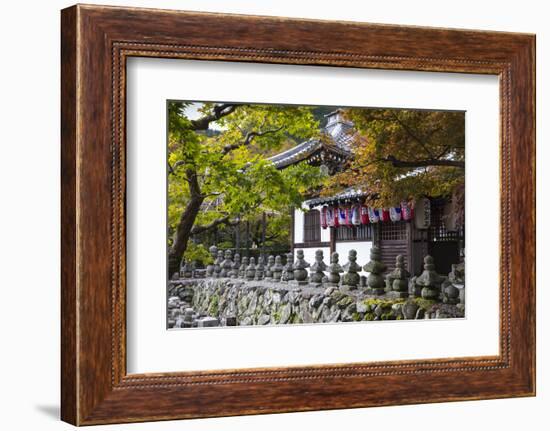 Japan, Kyoto, Arashiyama, Adashino Nenbutsu-Ji Temple-Jane Sweeney-Framed Photographic Print