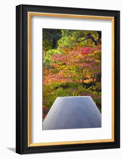 Japan, Kyoto, Ginkakuji Temple - a World Heritage Site, Sand Cone Named Moon Viewing Platform-Jane Sweeney-Framed Photographic Print