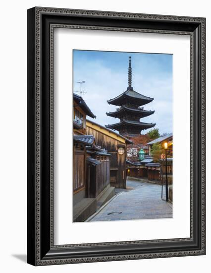 Japan, Kyoto, Higashiyama District, Gion, Yasaka Pagoda in Hokanji Temple-Jane Sweeney-Framed Photographic Print