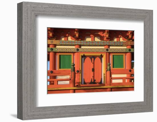 Japan, Kyoto, Higashiyama District, Kiyomizu-Dera Temple, the Deva Gate-Jane Sweeney-Framed Photographic Print