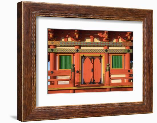 Japan, Kyoto, Higashiyama District, Kiyomizu-Dera Temple, the Deva Gate-Jane Sweeney-Framed Photographic Print