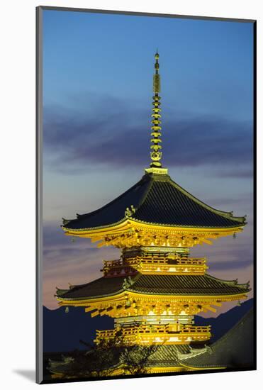 Japan, Kyoto, Higashiyama District, Kiyomizu-Dera Temple, Three-Storied Pagoda-Jane Sweeney-Mounted Photographic Print