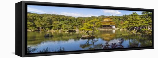 Japan, Kyoto, Kinkaku-Ji, -The Golden Pavilion Officially Named Rokuon-Ji-Jane Sweeney-Framed Premier Image Canvas