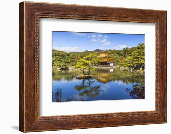 Japan, Kyoto, Kinkaku-Ji, -The Golden Pavilion Officially Named Rokuon-Ji-Jane Sweeney-Framed Photographic Print