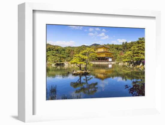 Japan, Kyoto, Kinkaku-Ji, -The Golden Pavilion Officially Named Rokuon-Ji-Jane Sweeney-Framed Photographic Print