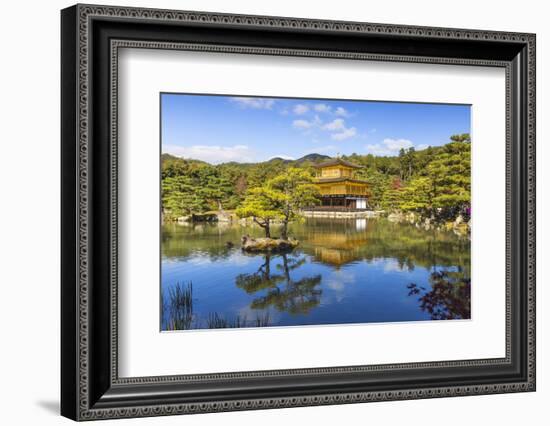 Japan, Kyoto, Kinkaku-Ji, -The Golden Pavilion Officially Named Rokuon-Ji-Jane Sweeney-Framed Photographic Print