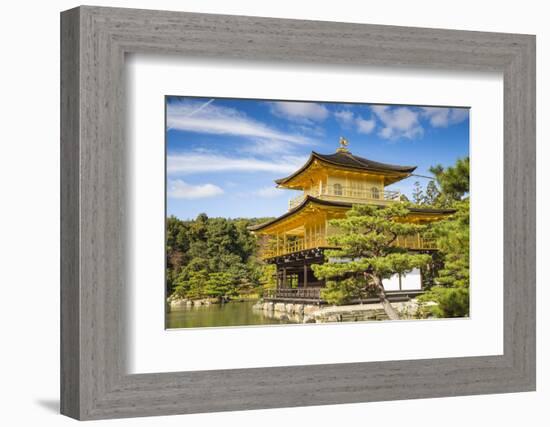 Japan, Kyoto, Kinkaku-Ji, -The Golden Pavilion Officially Named Rokuon-Ji-Jane Sweeney-Framed Photographic Print