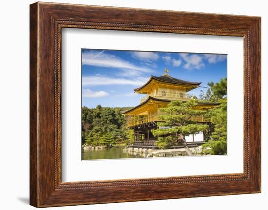 Japan, Kyoto, Kinkaku-Ji, -The Golden Pavilion Officially Named Rokuon-Ji-Jane Sweeney-Framed Photographic Print