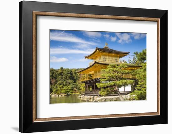 Japan, Kyoto, Kinkaku-Ji, -The Golden Pavilion Officially Named Rokuon-Ji-Jane Sweeney-Framed Photographic Print