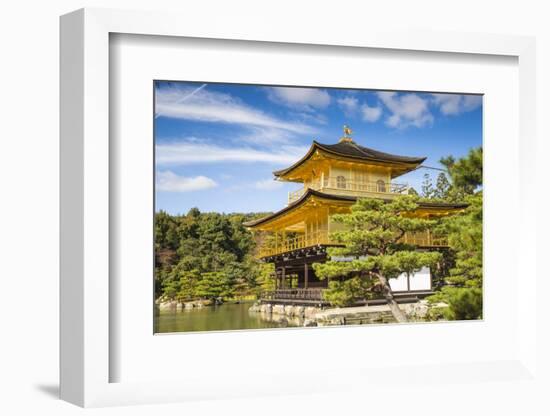 Japan, Kyoto, Kinkaku-Ji, -The Golden Pavilion Officially Named Rokuon-Ji-Jane Sweeney-Framed Photographic Print