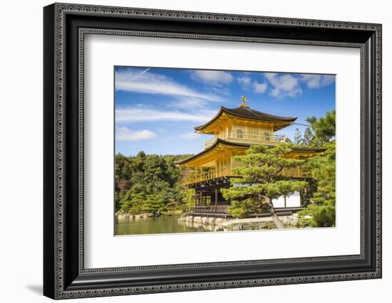 Japan, Kyoto, Kinkaku-Ji, -The Golden Pavilion Officially Named Rokuon-Ji-Jane Sweeney-Framed Photographic Print