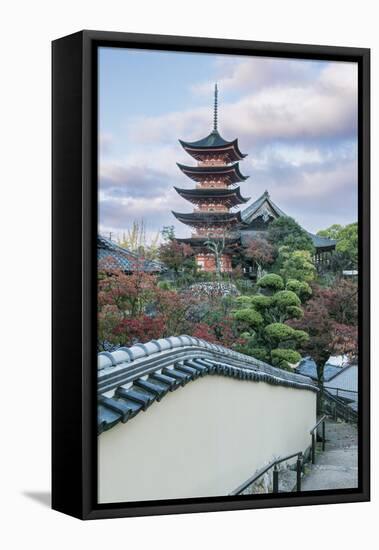 Japan, Miyajima, Toyokuni Shrine Pagoda-Rob Tilley-Framed Premier Image Canvas