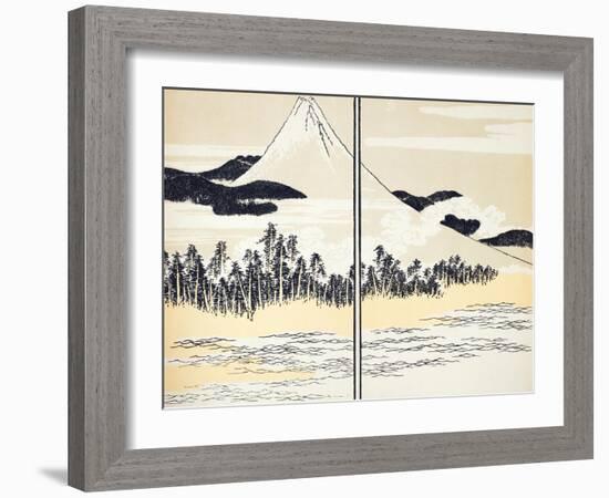 Japan: Mount Fuji-Katsushika Hokusai-Framed Giclee Print