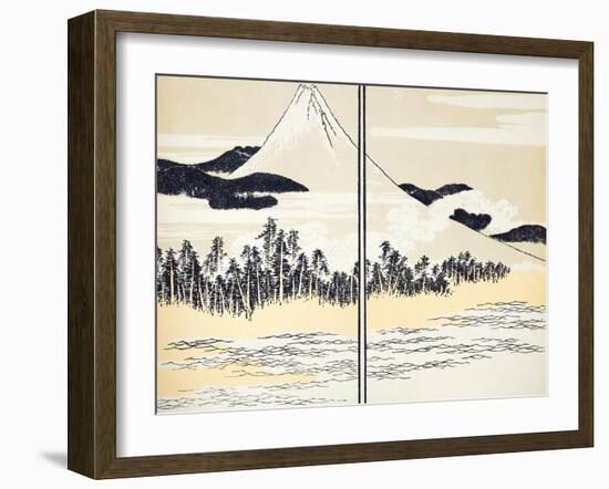 Japan: Mount Fuji-Katsushika Hokusai-Framed Giclee Print