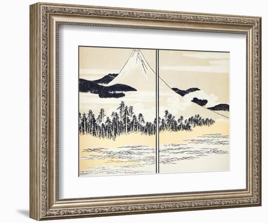 Japan: Mount Fuji-Katsushika Hokusai-Framed Giclee Print