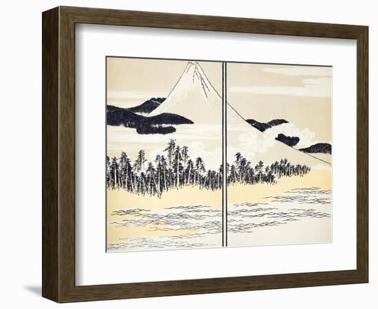 Japan: Mount Fuji-Katsushika Hokusai-Framed Giclee Print