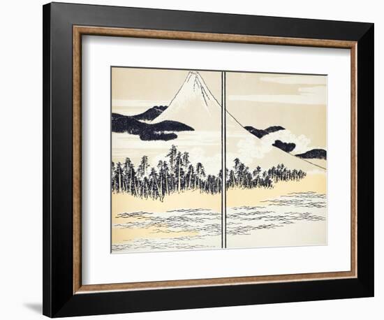 Japan: Mount Fuji-Katsushika Hokusai-Framed Giclee Print