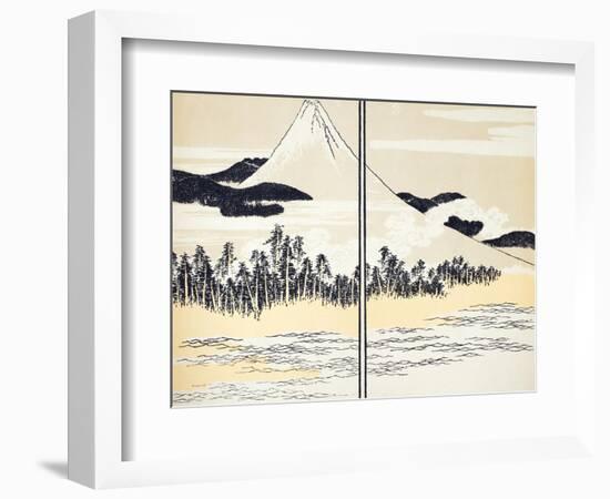 Japan: Mount Fuji-Katsushika Hokusai-Framed Giclee Print