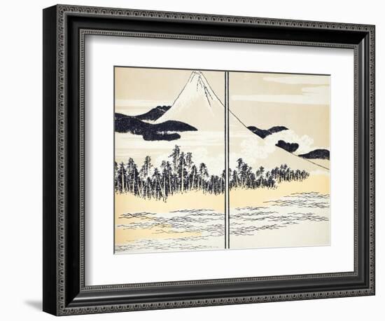 Japan: Mount Fuji-Katsushika Hokusai-Framed Giclee Print