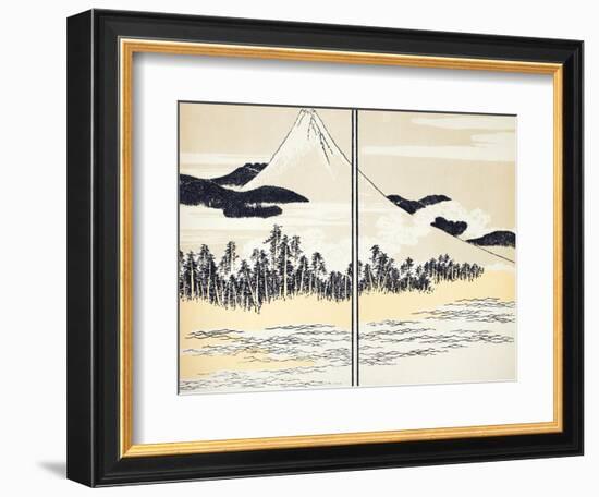 Japan: Mount Fuji-Katsushika Hokusai-Framed Giclee Print