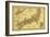 Japan - Panoramic Map-Lantern Press-Framed Art Print