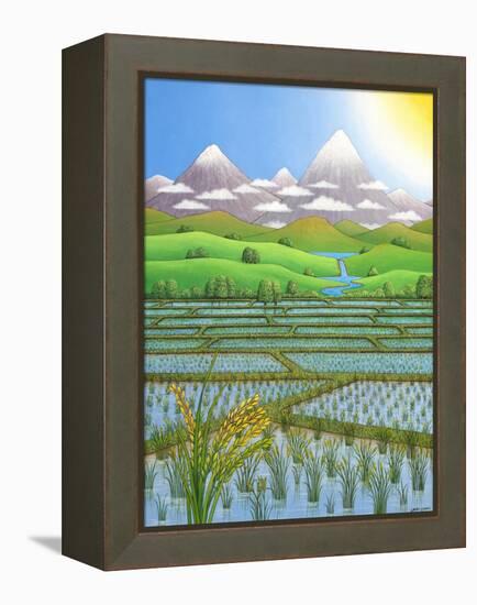 Japan Rice Paddy Field, 1997-Larry Smart-Framed Premier Image Canvas