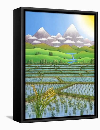 Japan Rice Paddy Field, 1997-Larry Smart-Framed Premier Image Canvas