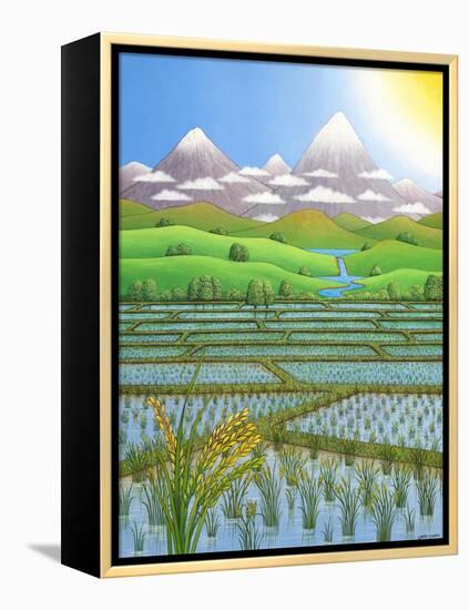 Japan Rice Paddy Field, 1997-Larry Smart-Framed Premier Image Canvas