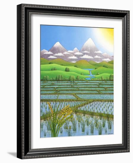 Japan Rice Paddy Field, 1997-Larry Smart-Framed Giclee Print