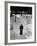 Japan's Greatest Industrialist/Philosopher Konosuke Matsushita, Walking in Philosophical Institute-Bill Ray-Framed Premium Photographic Print