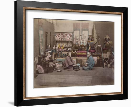 Japan, Shopkeepers-null-Framed Giclee Print