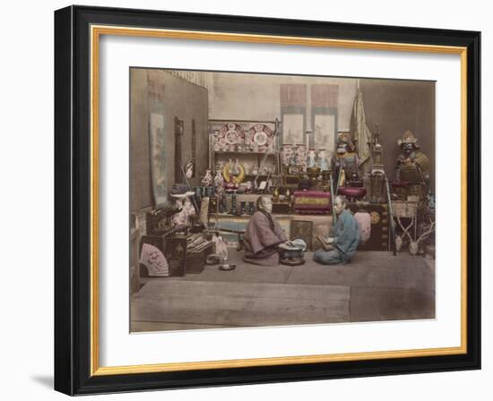 Japan, Shopkeepers-null-Framed Giclee Print