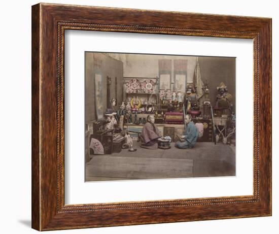 Japan, Shopkeepers-null-Framed Giclee Print